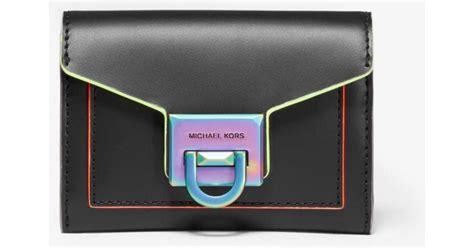 michael kors manhattan|michael kors contrast trim wallet.